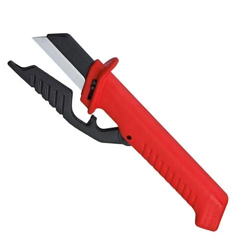 Knipex 98 56 - Cuchillo aislado VDE para cable Knipex 190 mm.