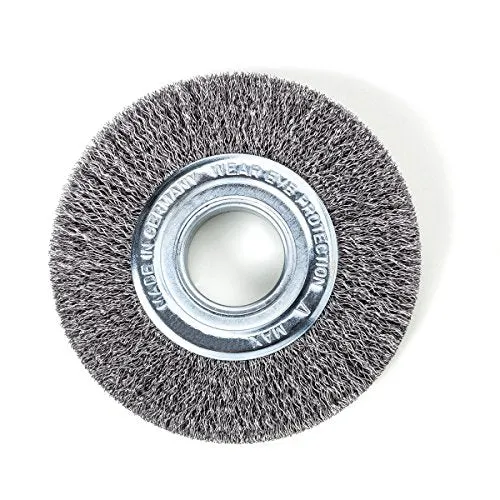 LessMann 344172 - Cepillo circular LessMann 150x22/24 mm. alambre de acero ondulado STA0,35