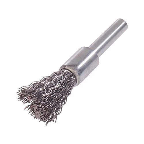 LessMann 453161 - Brocha con espiga LessMann 23x25x68 mm. alambre de acero ondulado STA 0,30
