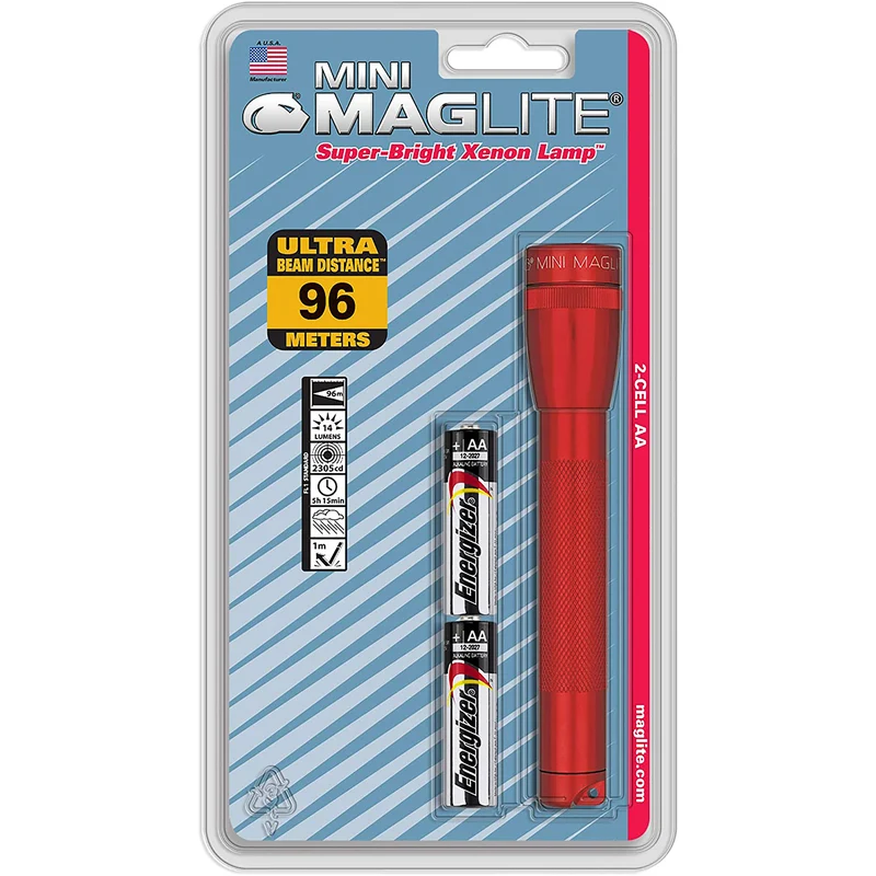 FLASHLT ROJO 14L INCAA Maglite