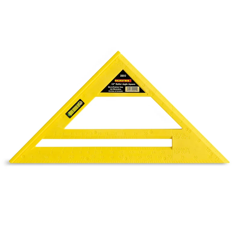 ÁNGULO CUADRADO AMARILLO 12"L Mayes