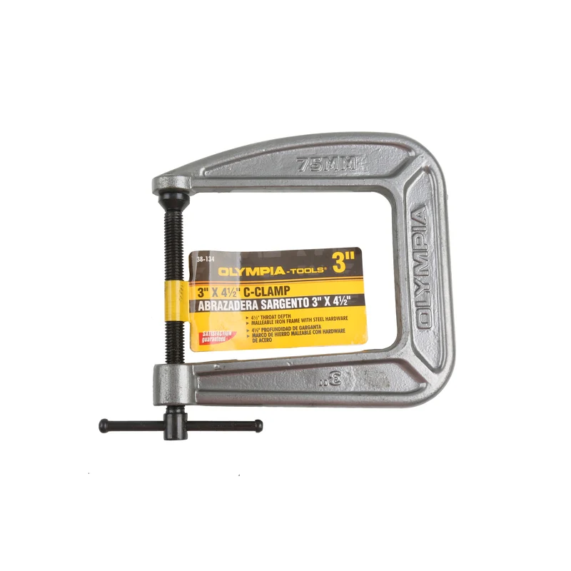 ABRAZADERA EN C MALLBL IRN 4.5"D Olympia Tools