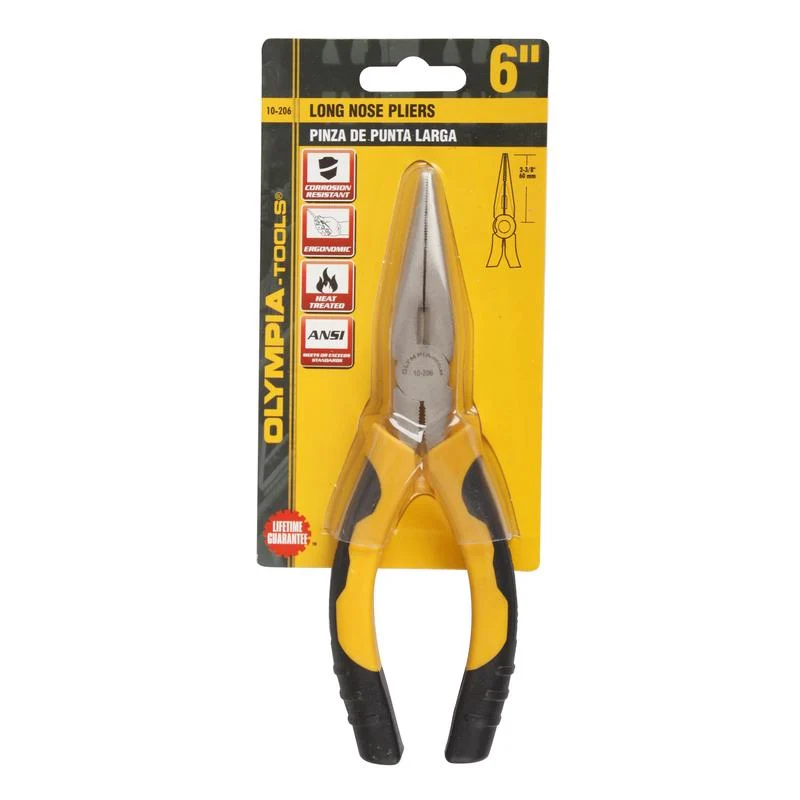 ALICATE DE PUNTA LARGA 6"L Olympia Tools