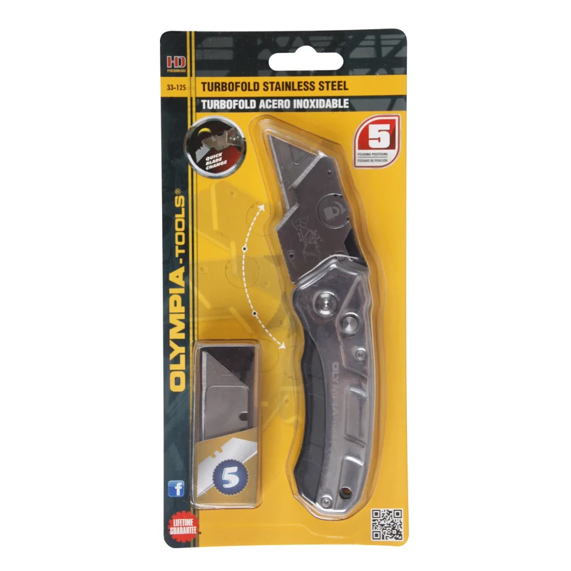 CUCHILLO MULTIUSOS 8.5"L 5 PIEZAS Olympia Tools