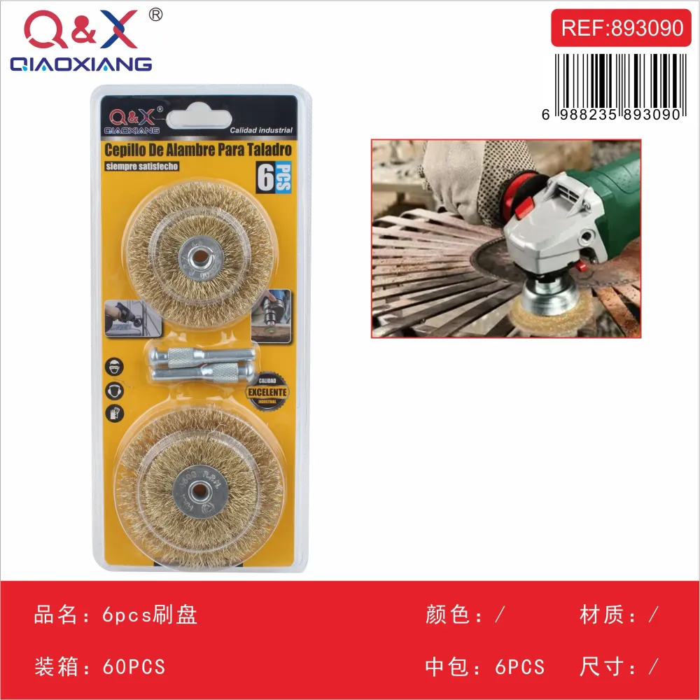Disco cepillo 6 pcs Q&X