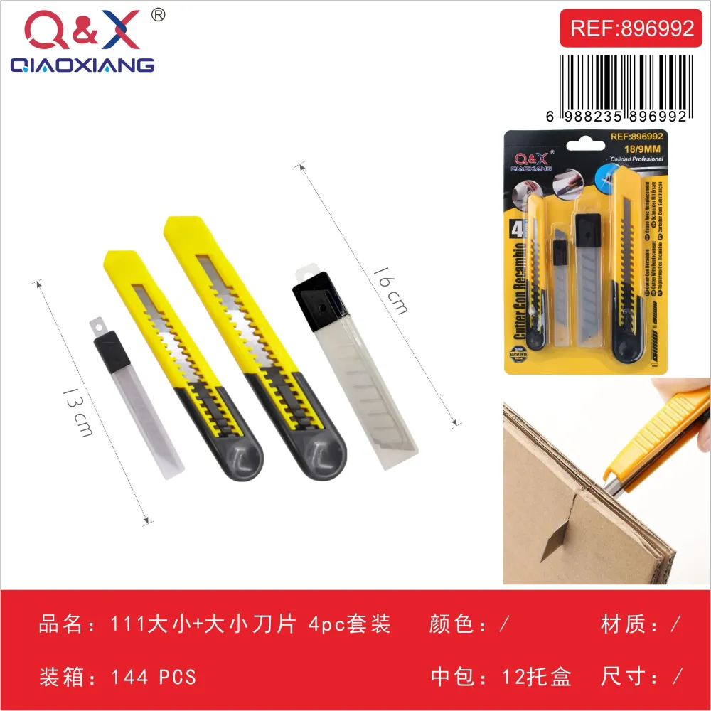 Set cuchilla grande + pequeñ modelo 111, 4 pcs Q&X