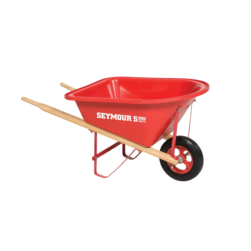 CARRETILLA ROJA DE 8" DE DIÁMETRO Seymour
