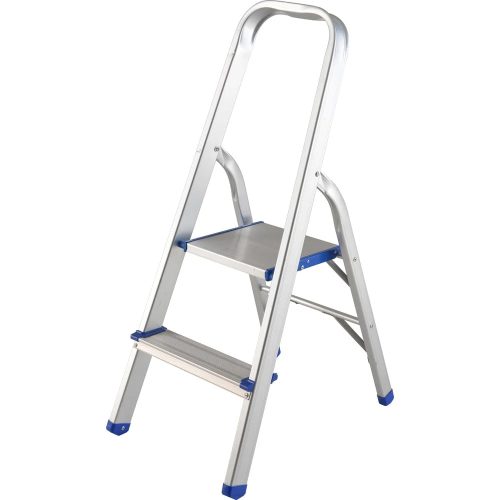 Escalera plegable tipo taburete aluminio 2 escalones Surtek.