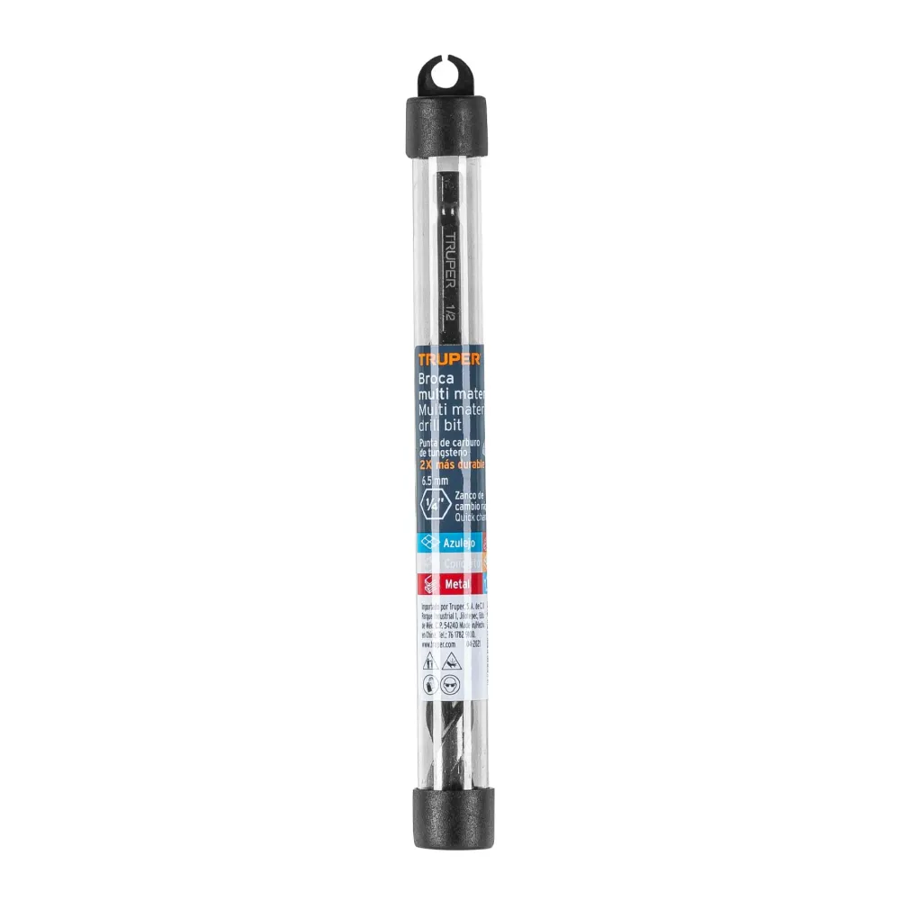 Broca multimaterial 1/2 x 6", Truper