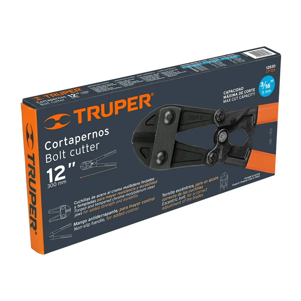 Cortapernos 12", profesional, Truper