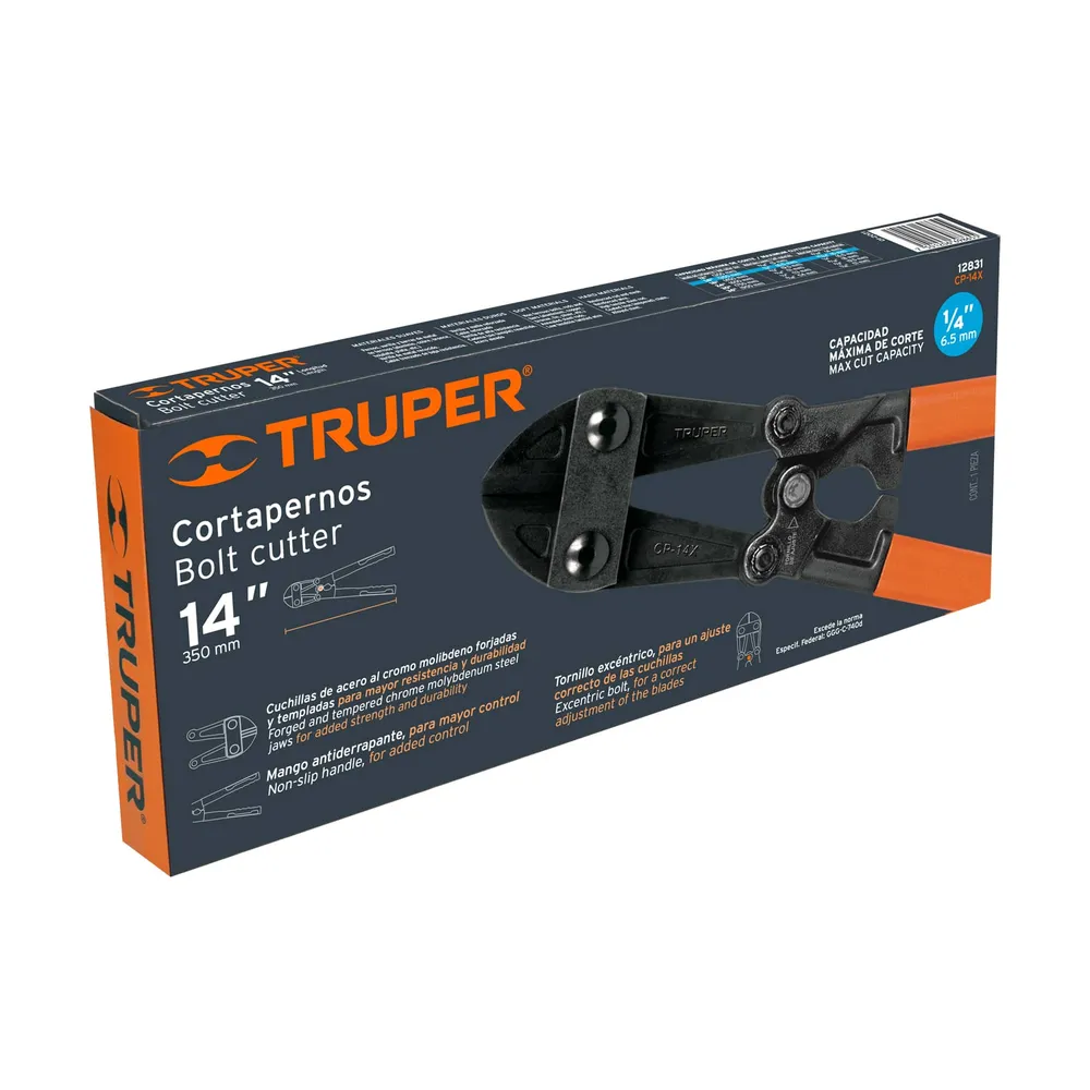 Cortapernos 14", profesional, Truper