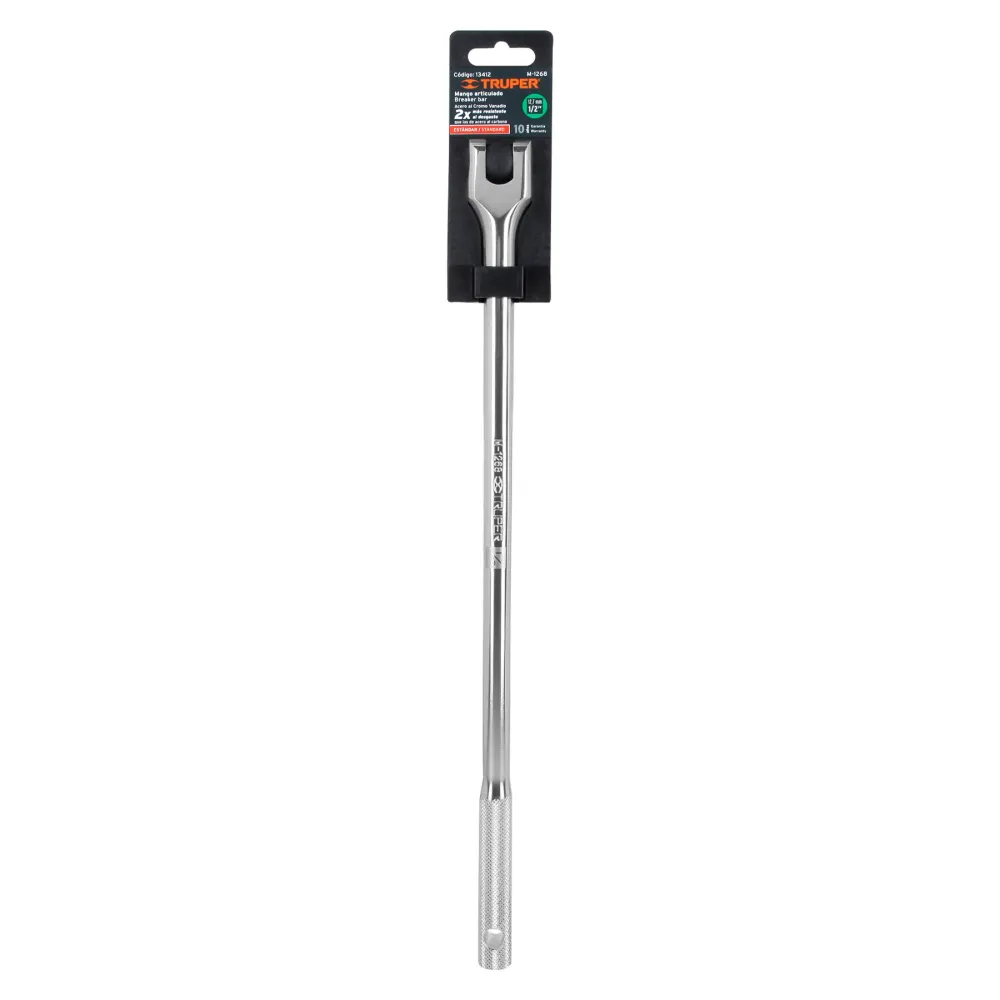 Mango articulado con cuadro de 1/2", largo 17", Truper