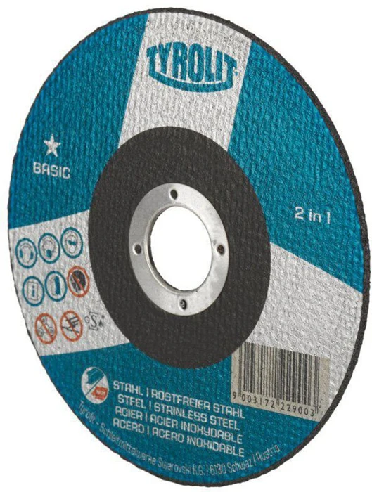 Disco de corte Tyrolit BASIC ( 8000757603 ) D178x1,6mm agujero recto 22,23 mm