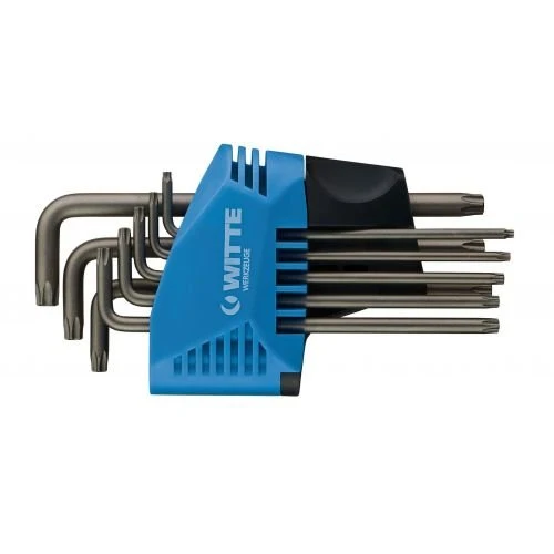 Witte 45032 - Juego de 8 llaves Torx acodadas