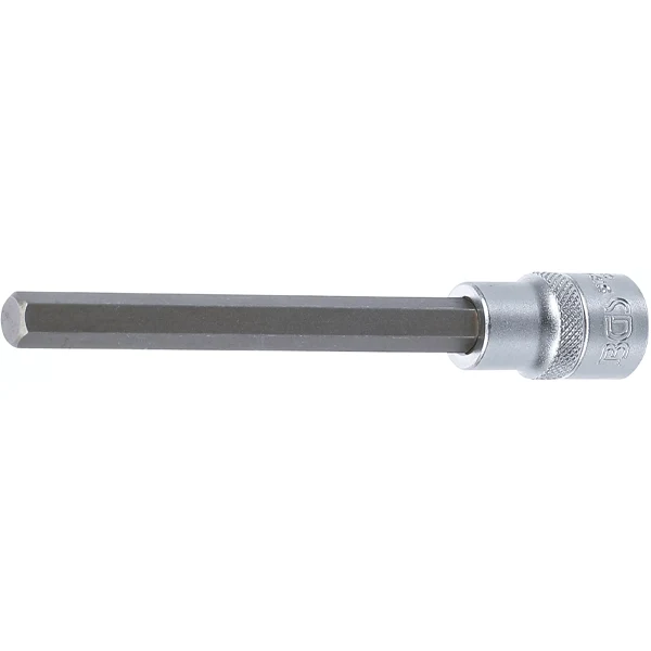 Grado Industrial PUNTA DE VASO LARGA HEXAGONAL INTERIOR 10 MM | 1/2" | 140 MM