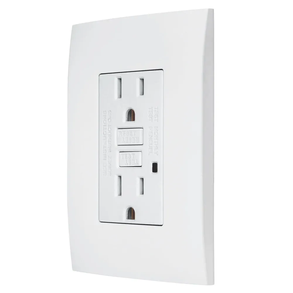 Bloque de Bornes Placa oslo +contacto duplex falla/tierra