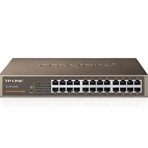 Tp link tl sf1024 d, switch soporte para rack 24 puertos rj45