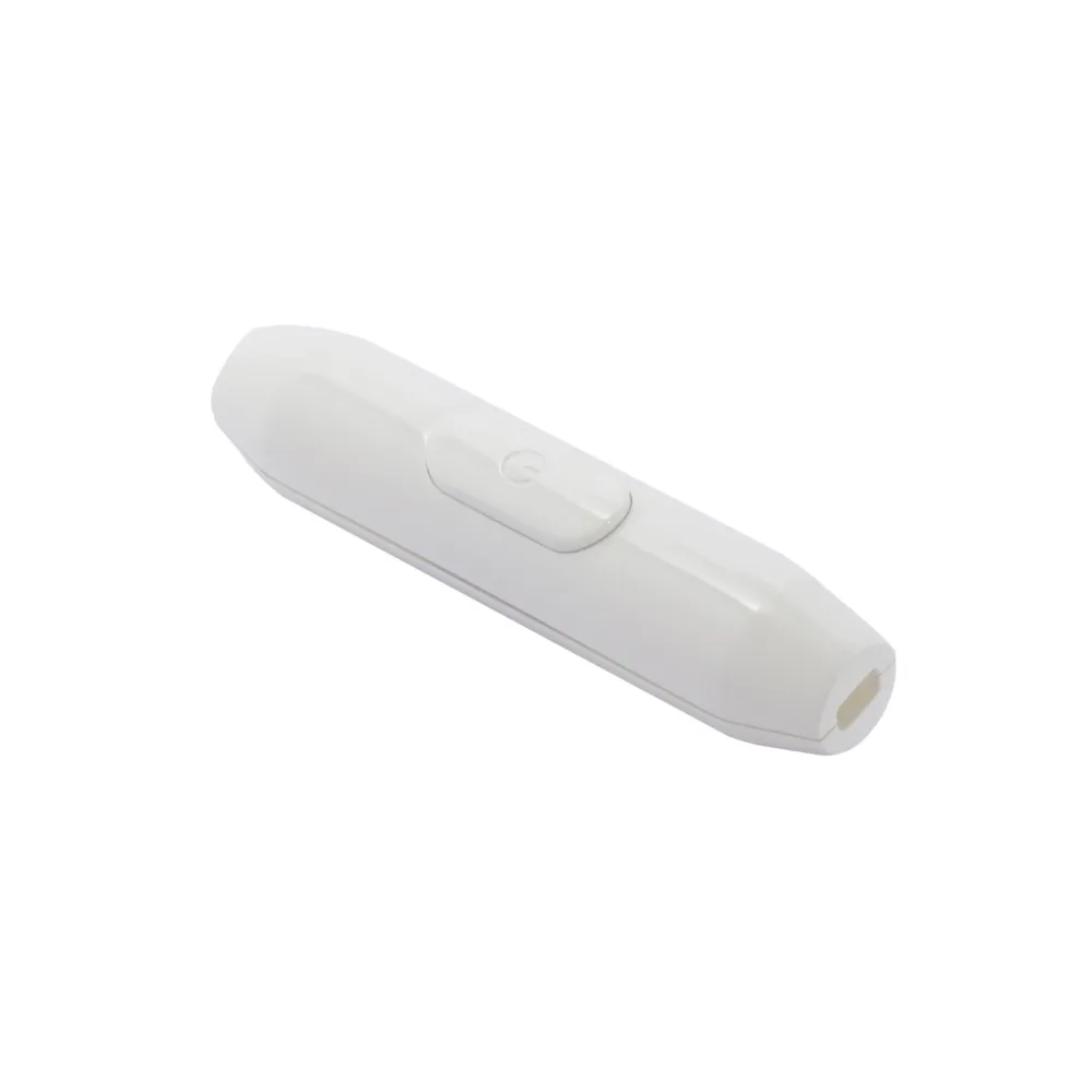 Adaptador Roscado Interruptor mecánico ON/OFF - Blanco