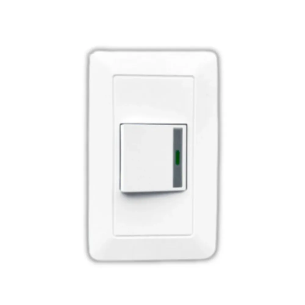 SOFY INTERRUPTOR FÁCIL CONMUTABLE BLANCO con Junta de Estanqueidad