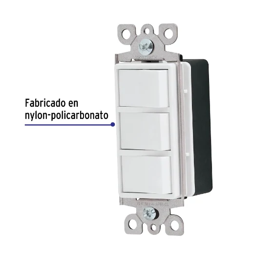 Interruptor tríptico, línea Classic