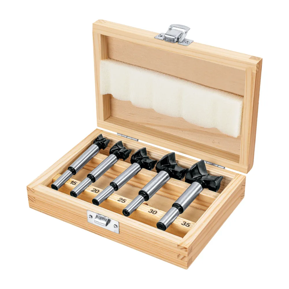JUEGO DE 5 BROCAS FORSTNER PARA MADERA TRUPER para Metales Duros