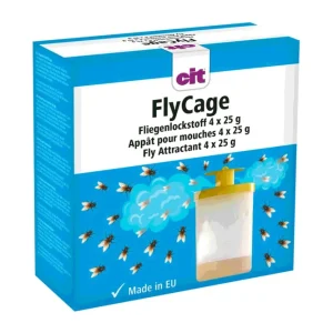 Cit atrayente para moscas FlyCage, 4 x 25 g No Color Talla única para Proyectos Escolares