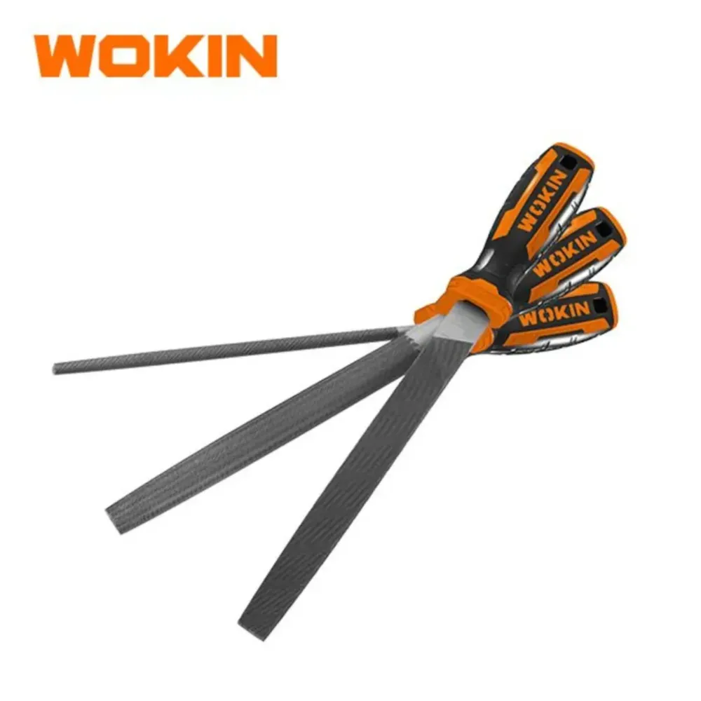 Set de limas de acero 3 piezas (320808)- WOKIN para Automoción