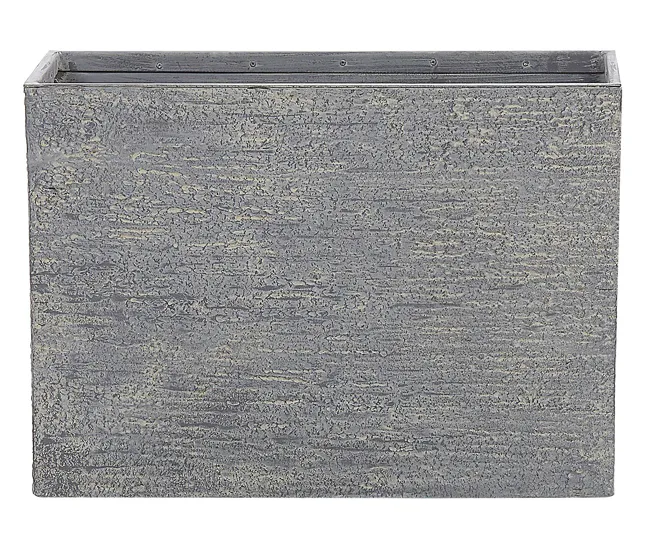 Maceta rectangular gris 34x80x56 cm EDESSA para Taller de Mantenimiento