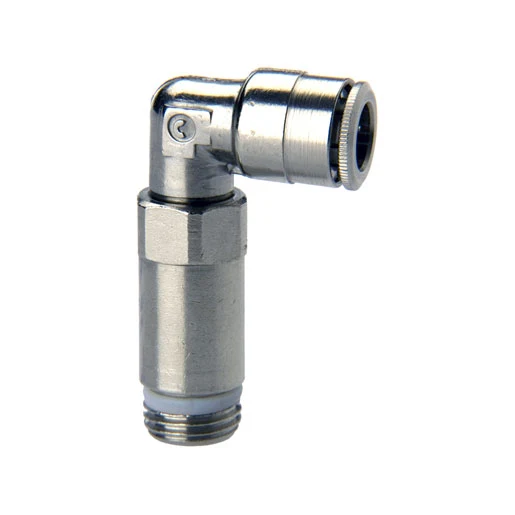 Racor codo macho giratorio prolongado BSPP Sprint 6525 6-1/4