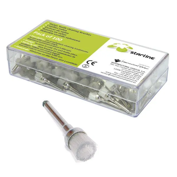 Cepillo Profilaxis Poliamida 100Uds.