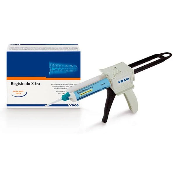 Registrado X-Tra 2X50ml. Material de impresión para registro de mordida. Ref.-2035