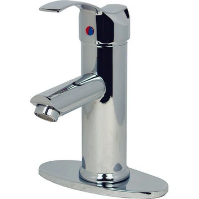 23MTC MONOMANDO P/LAVABO TUBULAR CON CHAPETON CROMO