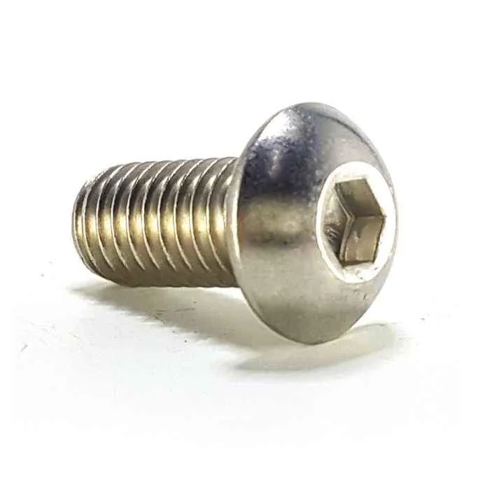 Tornillo Socket Boton Inoxidable - M8 X 35