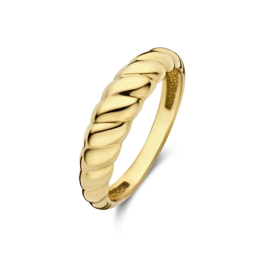 Anillo Aidee Elodie de oro de 14 quilates con vuelta