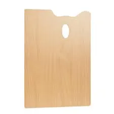Paleta de madera matural rectangular 36x27 N5
