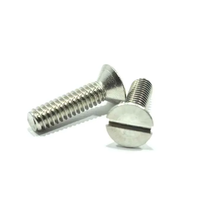 Perno Hexagonal Tornillo Cabeza Plana Inoxidable - 10-24 x 1-1/4"