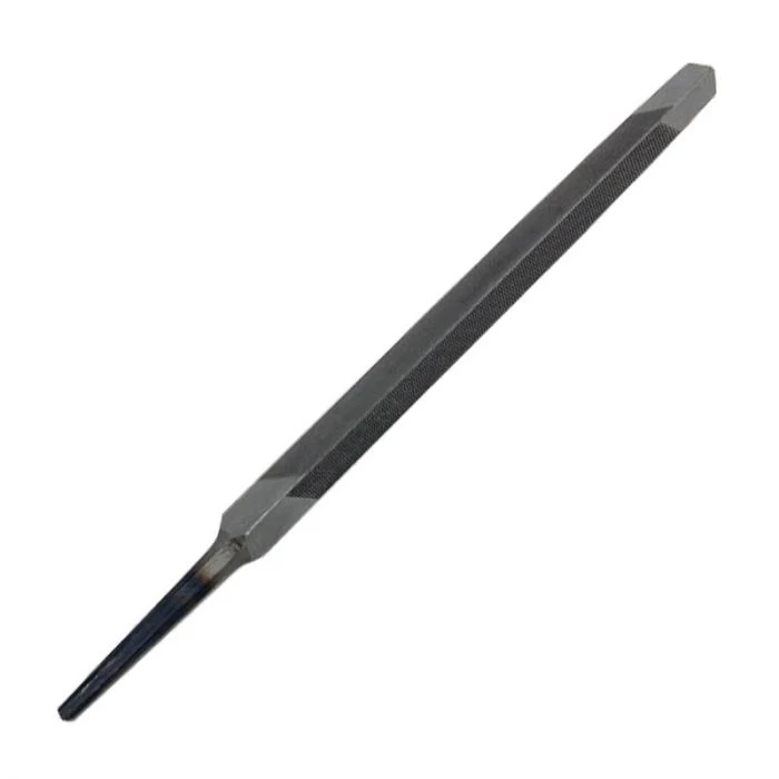Lima triángulo sólido 6" #6751. Acero al Carbono