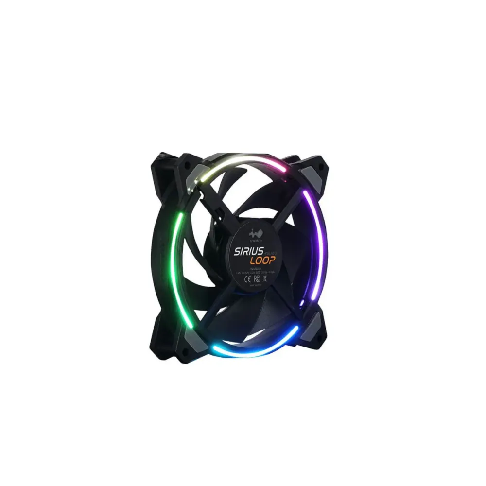 Máscara de Ventilación Ventilador win sirius loop asl120 rgb, 120mm, 500-1800rm