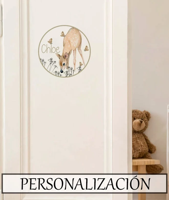 CERVATILLO Placa para puerta de vinilo (Modelo CNMG 432)