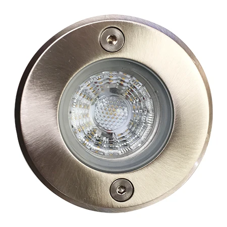 Foco embutido aluminio inyectado cromo piso exterior corte Ø 6,5 cm LED 3 W - MUFO0024