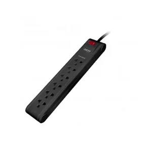 Forza fps 005 b ups regleta de 6 tomas, tension 2400 w, cable 90 com