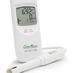 GroLine Waterproof Móvil pH/EC/TDS Meter