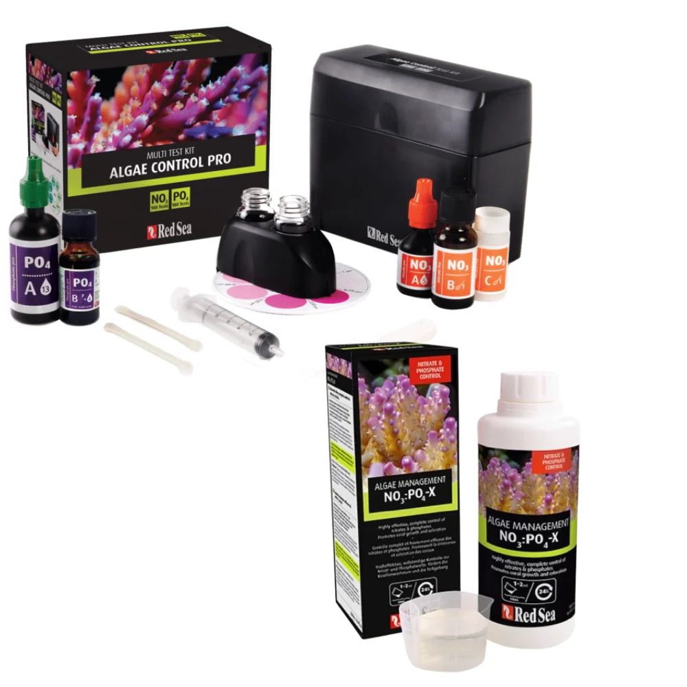Profesional Industrial Pack Control de Algas Red Sea – Solución Completa para Nitratos y Fosfatos
