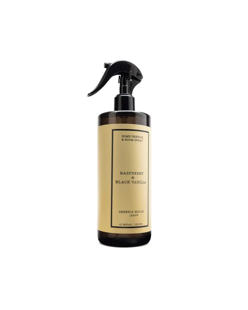 Spray Textil Raspberry & Carbón Vanilla 500ml en Paquete de 4 Cubetas