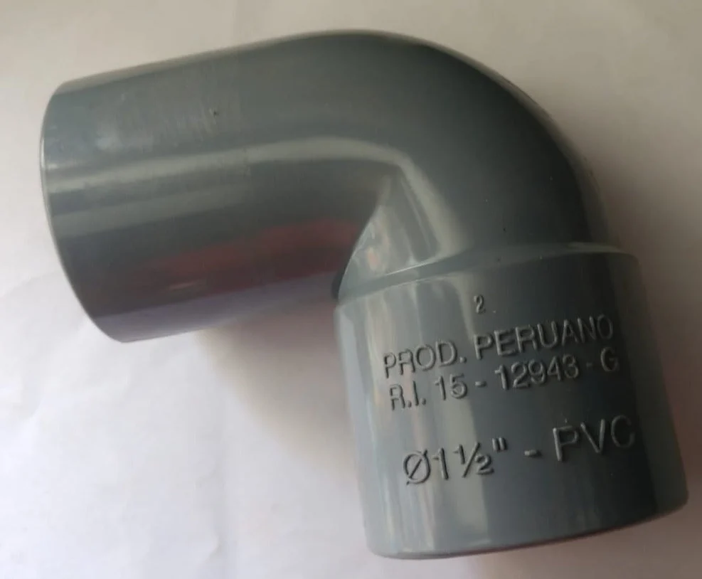 CODO DESAGUE 1 1/2" x 90º S/R "COMERCIAL" en Acero Inoxidable