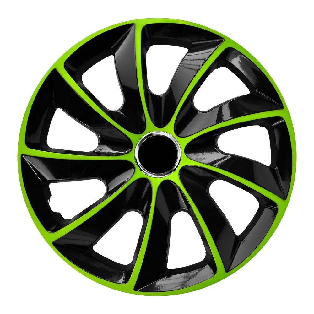 Tapas 16'' NRM EXTRA STIG VERDE NEGRO verde-negro 4 piezas con Certificación RoHS