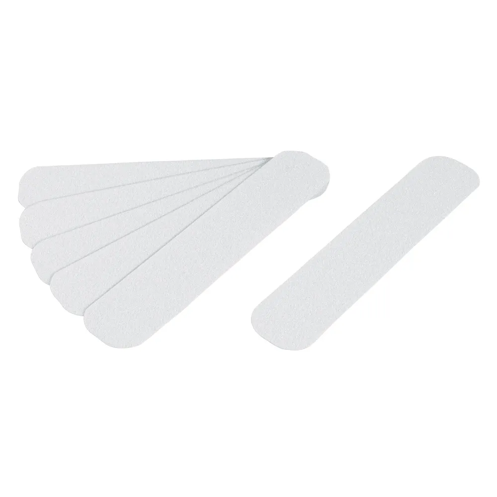 Cinta de Refuerzo Tiras antiderrapantes con abrasivo, 50mm, blancas ,6pzas