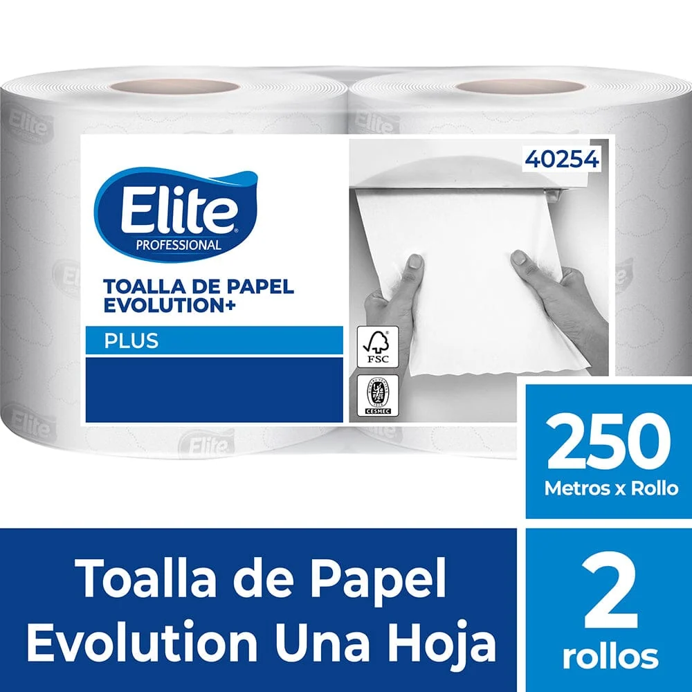 Toalla Evolution Autocorte Hoja Directo 250X2