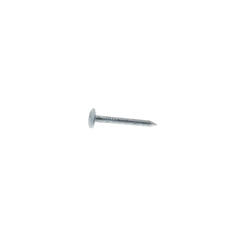 Clavo de acero galvanizado en caliente para techos Grip-Rite de 1-1/2 pulg., vástago liso, plano, 1 lb (paquete de 12)