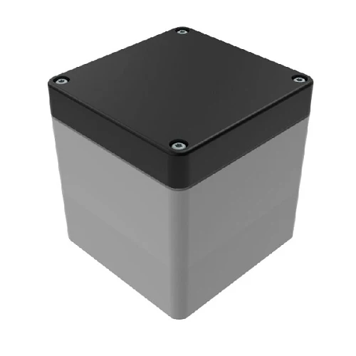 Top Cap Black Bottom Gray Electronic Enclosures RB33P06B28G